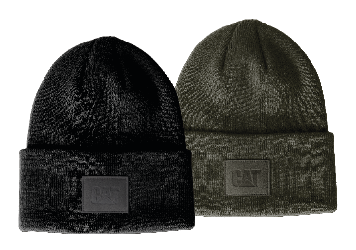 CATERPILLAR 2er Pack  Strickmütze Tonal Patch Beanie